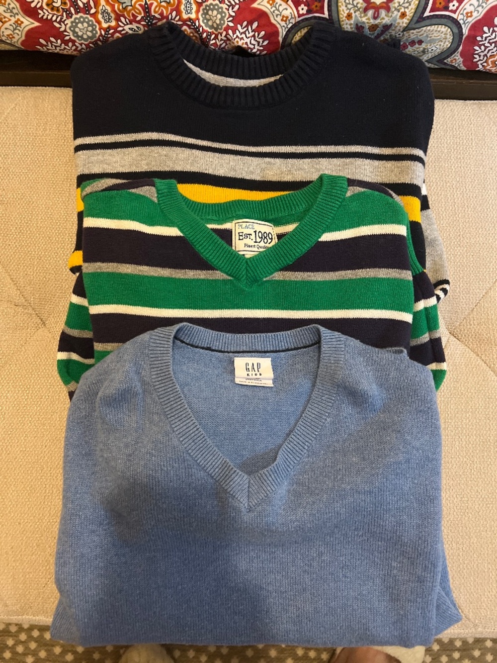 3 kids sweaters